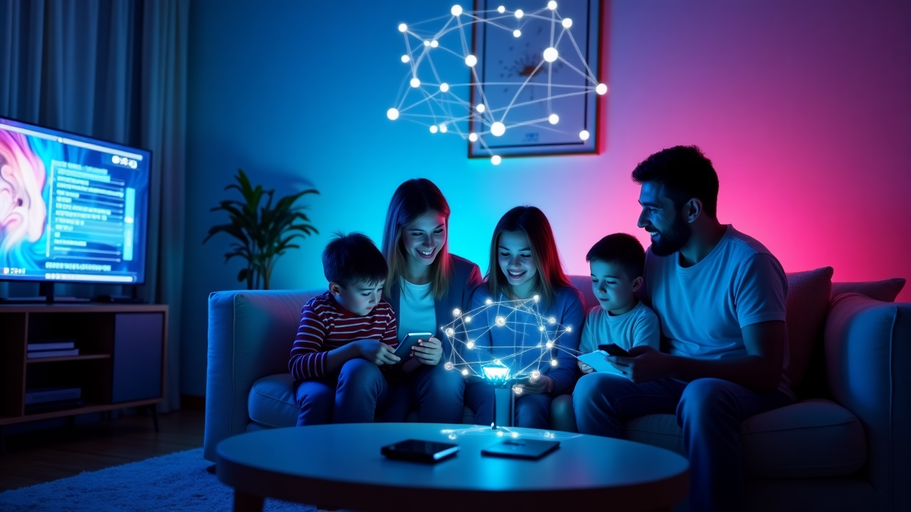 Tecnología convergente en hogar español
